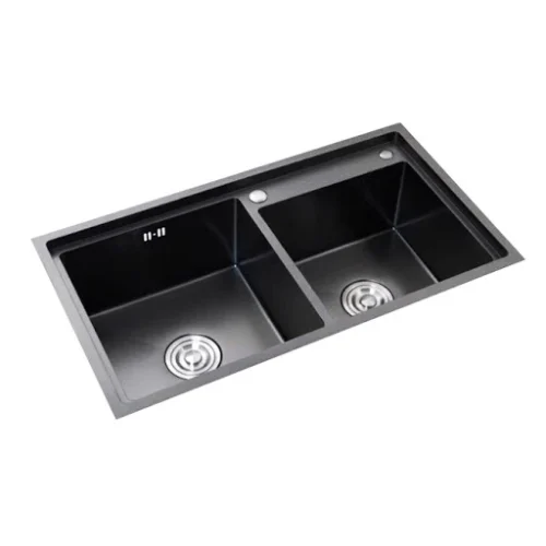 Chậu Hai Hố Skyler Nano Bậc Thang Lệch 8245HND