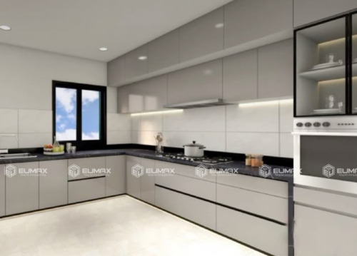 tủ bếp laminate